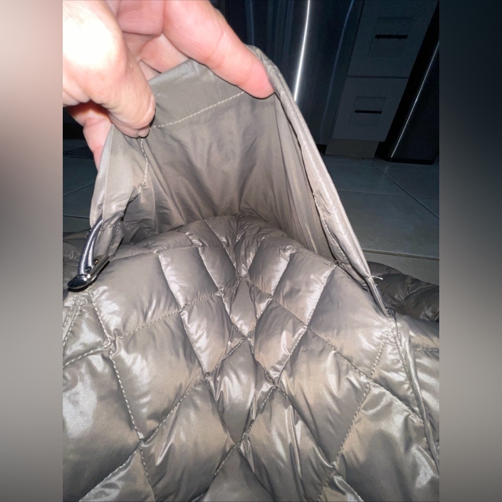 Lauren Ralph Lauren Glossy Brown Packable Down Filled Quilted Puffer Coat S - Picture 11 of 13